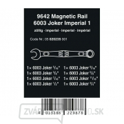 Wera 020235 Kľúče 5/16 ÷ 3/4" 6003 Joker Imperial 1 na magnetickej tyči, 9642 (sada 8 ks) Náhľad
