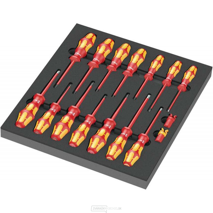 Wera 150102 Skrutkovače VDE 9711 sada 1 v penovej vložke (sada 16 kusov)