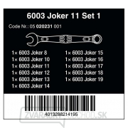 Wera 020231 Kľúče 8 ÷ 19 mm 6003 Joker 11 Set 1 (sada 11 dielov) Náhľad