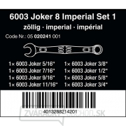 Wera 020241 Kľúče 5/16 ÷ 3/4" palca 6003 Joker 8 Imperial Set 1 (sada 8 kusov) Náhľad
