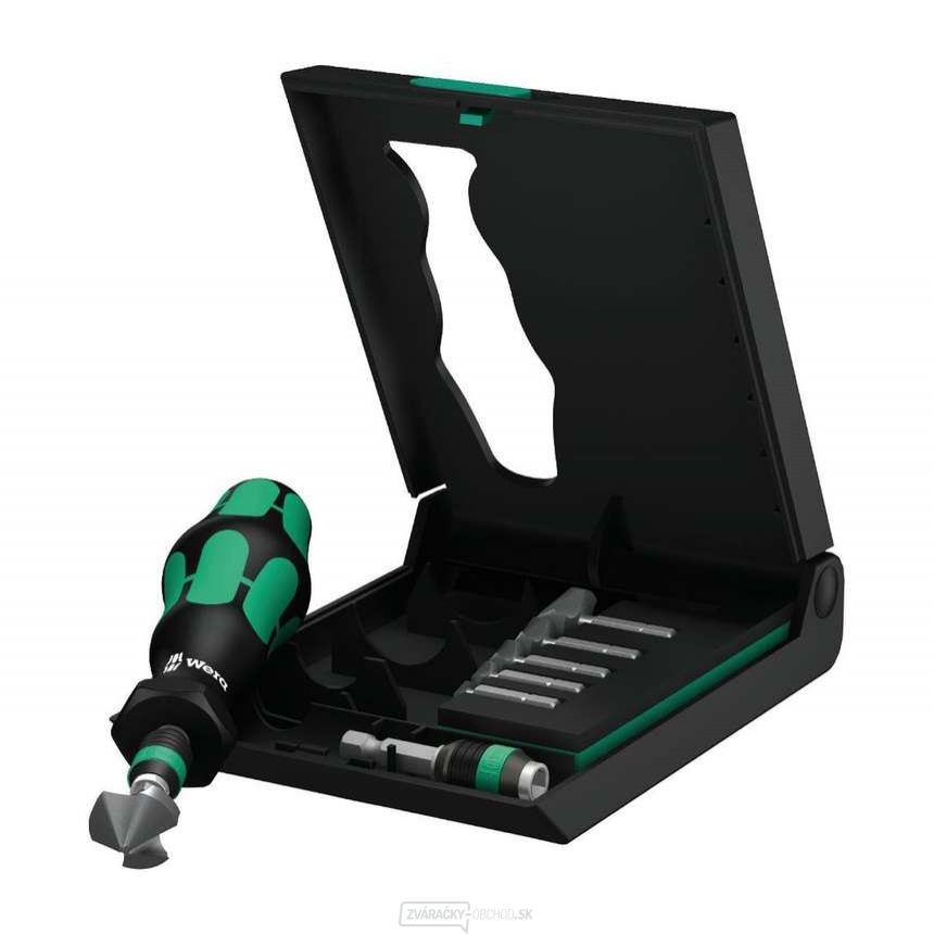 Wera 104655 1/4" bity s 90° kužeľovými záhlbníkmi 846/8 (sada 8 dielov HSS) Wera 104655 1/4" bity s 90° kužeľovými záhlbníkmi 846/8 (sada 8 dielov HSS) gallery main image