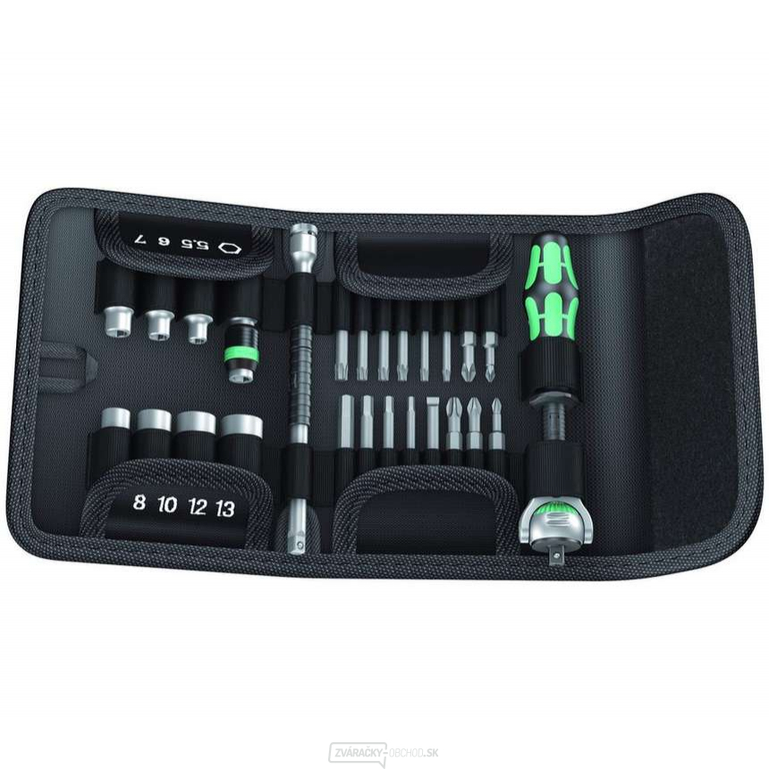 Wera 051045 Sada račňových kľúčov Zyklop 1/4" Kraftform Kompakt Zyklop Speed (sada 26 dielov)