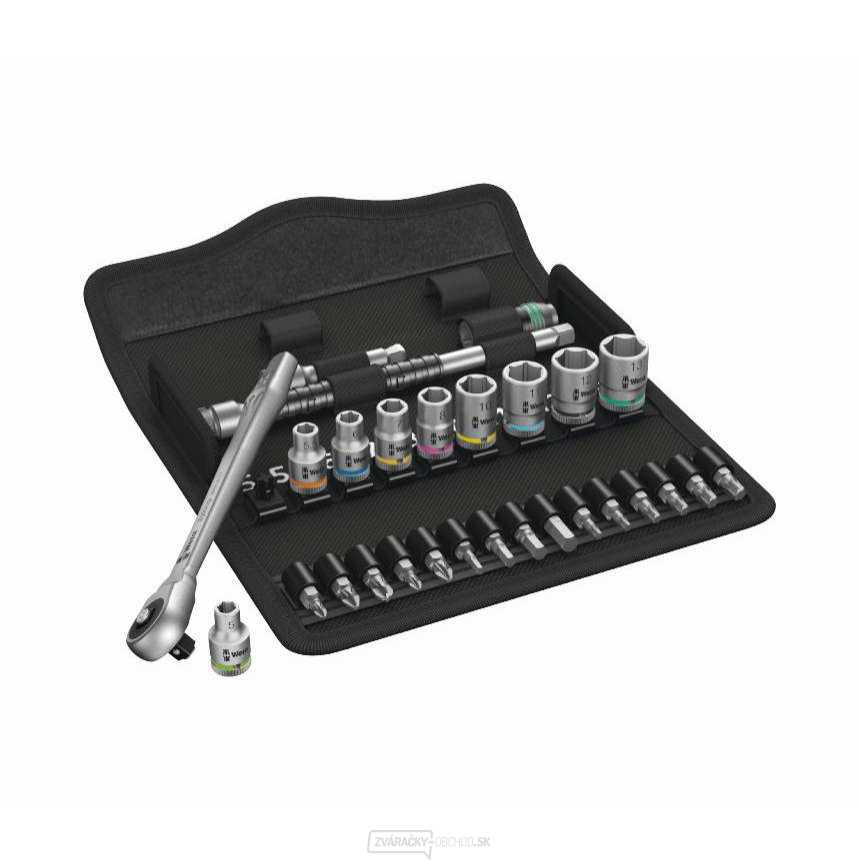 Wera 004017 1/4" Zyklop Metal 8100 SA 7. Sada 28 dielov