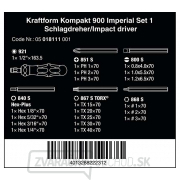 Wera 018111 Rázové kľúče 1/4" Kraftform Plus 900 Imperial Set 1 (sada 19 kusov) Náhľad
