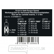 Wera 075840 Nástroj Safe-Torque Speed na výmenu doštičiek. Typ 7510/14 (sada 14 kusov) 1 - 3 Nm Náhľad
