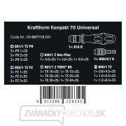 Wera 057113 Kraftform Kompakt 70 univerzálne tvrdé bity (sada 32 kusov) Náhľad