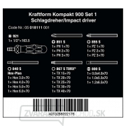 Wera 018110 Rázové kľúče 1/4" Kraftform Plus 900 Set 1 (sada 19 kusov) Náhľad