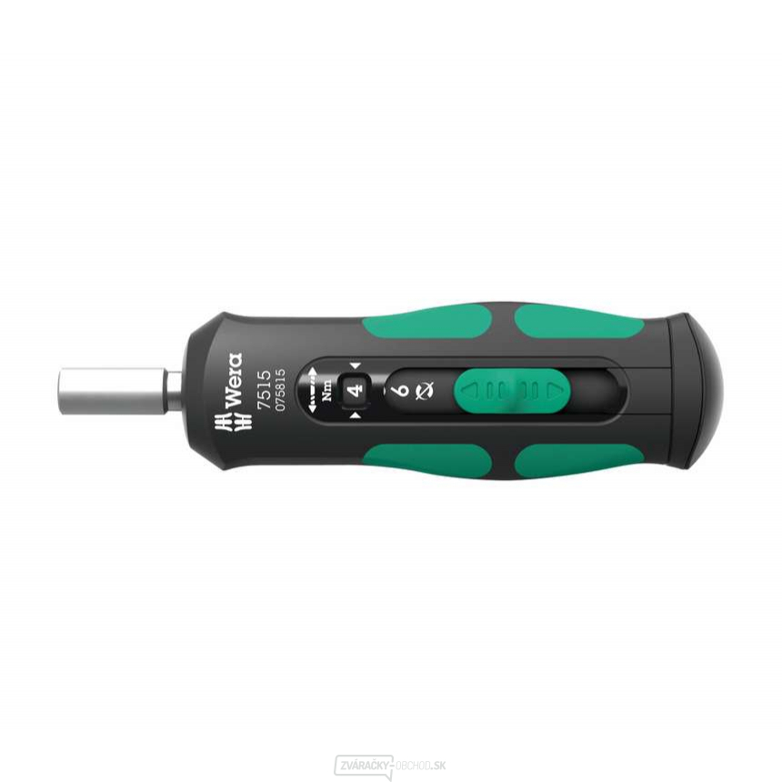 Wera 075815 Kraftform Safe-Torque rýchloupínací skrutkovač. Typ 7515 (2 ÷ 6 Nm) Wera 075815 Kraftform Safe-Torque rýchloupínací skrutkovač. Typ 7515 (2 ÷ 6 Nm) gallery main image