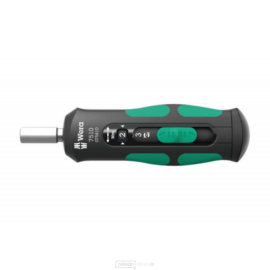 Wera 075810 Kraftform Safe-Torque rýchloupínací skrutkovač. Typ 7510 (1 ÷ 3 Nm) Wera 075810 Kraftform Safe-Torque rýchloupínací skrutkovač. Typ 7510 (1 ÷ 3 Nm) gallery main image