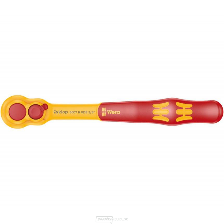 Wera 004966 Izolovaná račňa 3/8" Zyklop 8007 B VDE prepínač Wera 004966 Izolovaná račňa 3/8" Zyklop 8007 B VDE prepínač gallery main image