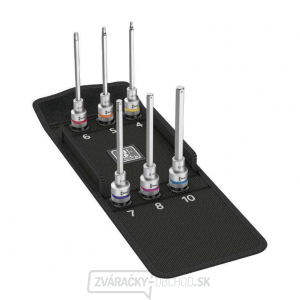 Wera 004210 Zyklop 1/2" nástrčný nadstavec 8740 C HF 2 s funkciou držania (sada 6 kusov 40 mm) Wera 004210 Zyklop 1/2" nástrčný nadstavec 8740 C HF 2 s funkciou držania (sada 6 kusov 40 mm) gallery main image