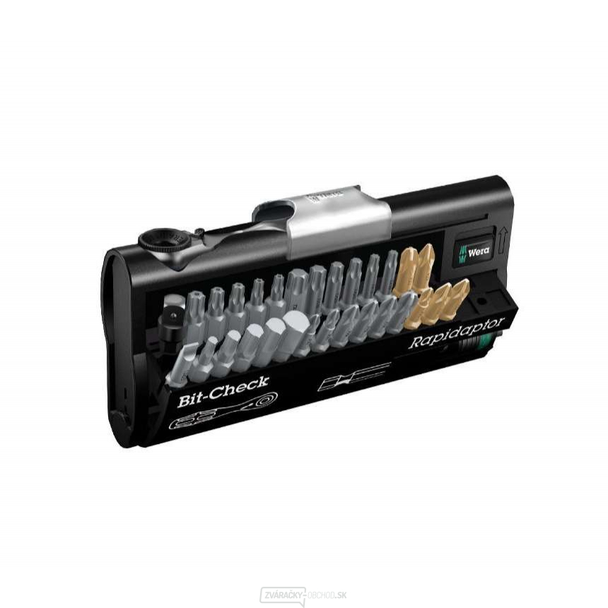 Wera 073640 Zyklop 1/4" račňa s bitmi. Bit-Check 30 Zyklop Mini 1 (sada 31 kusov)