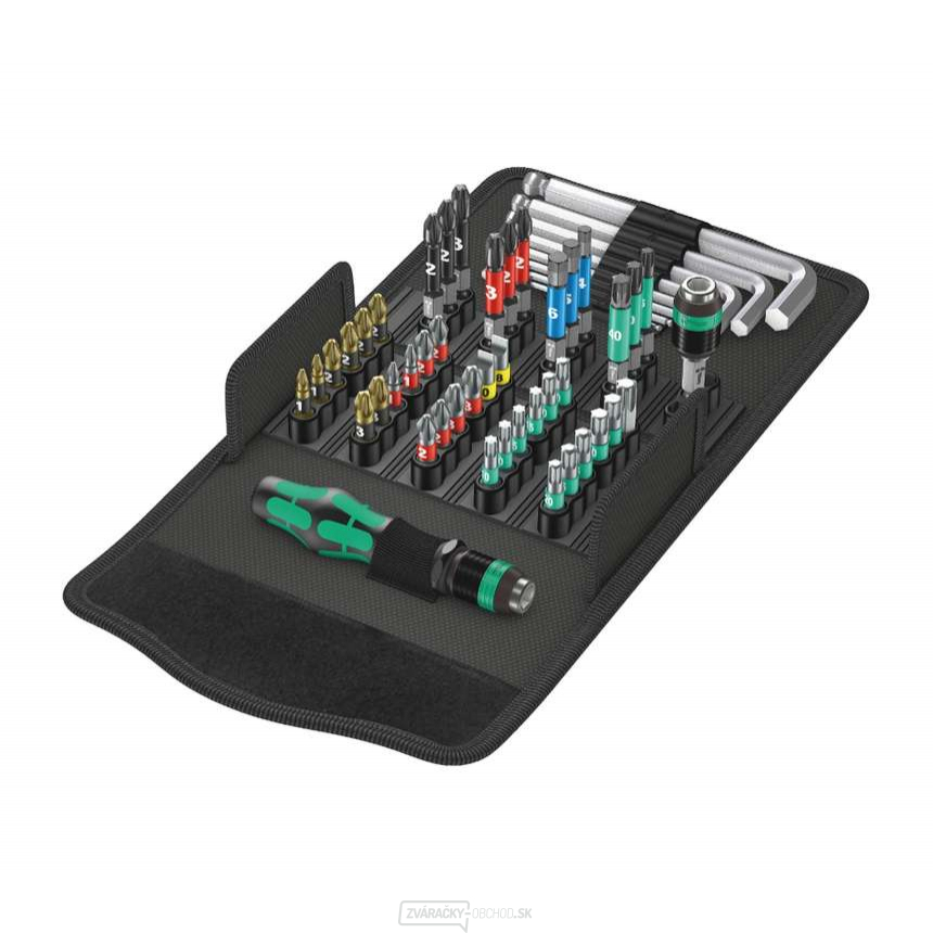 Wera 057460 Kraftform Kompakt 100 bitov a nástrčných kľúčov s držiakom 889/4/1 K (sada 52 dielov) Wera 057460 Kraftform Kompakt 100 bitov a nástrčných kľúčov s držiakom 889/4/1 K (sada 52 dielov) gallery main image