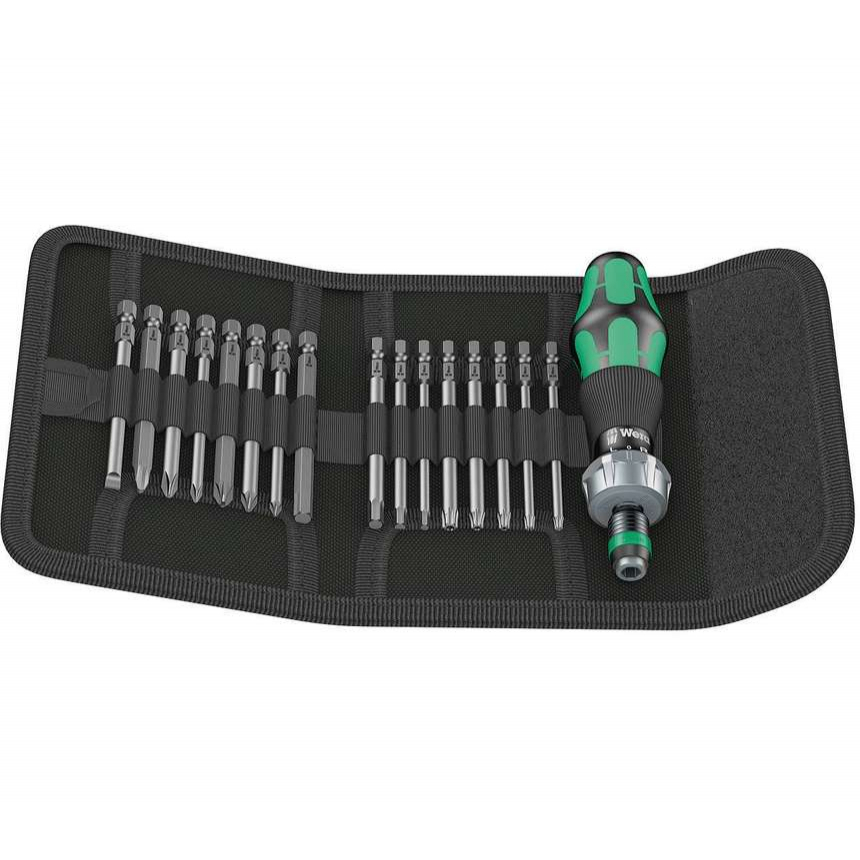 Wera 051040 Kraftform Kompakt 60 RA tvrdé bity s držiakom 816 RA (sada 17 kusov)