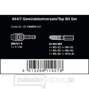 Wera 104654 Jednoduché závitníky M3 ÷ M10 typ 844/7 (sada 7 kusov) Náhľad