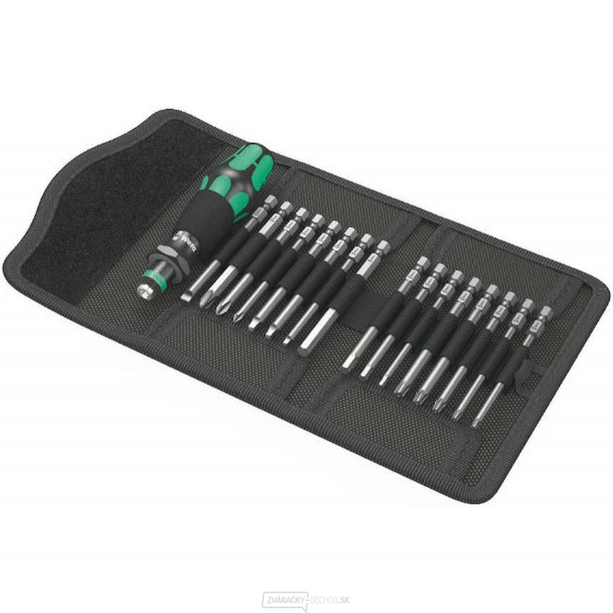 Wera 051042 Kraftform Kompakt 60 Imperial Tough Bits s držiakom 816 R (palcová sada 17 kusov)