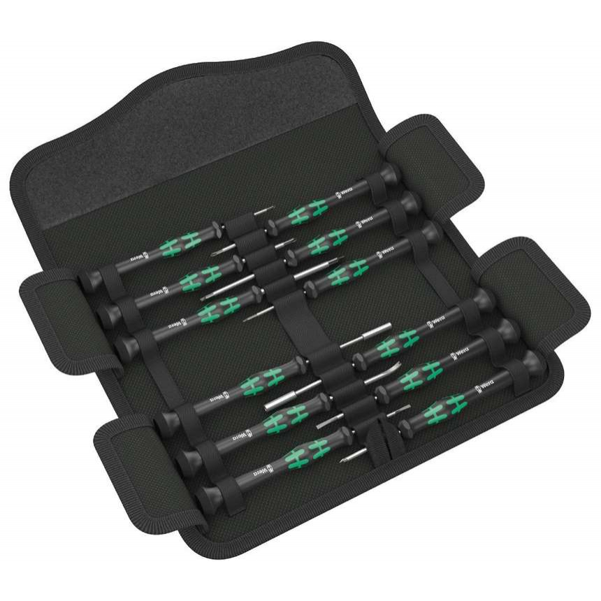 Wera 073677 Kraftform Kompakt Micro 12 skrutkovačov na elektroniku 1 (sada 12 ks)