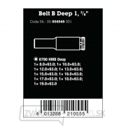 Wera 004545 Zyklop nástrčné hlavice 3/8" 8 ÷ 19 mm Belt B Deep 1 (sada 9 ks) Náhľad