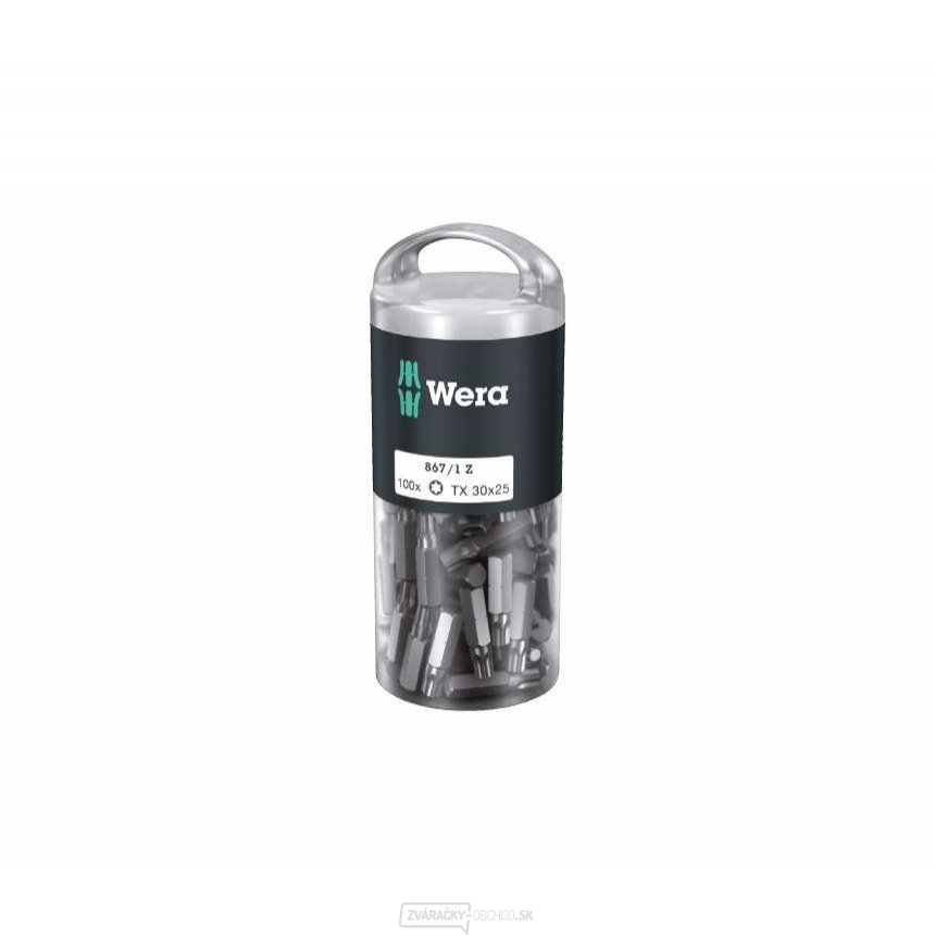 Wera 072451 Bity 1/4" TX 30 867/1 Z TORX DIY (balenie 100 ks) Wera 072451 Bity 1/4" TX 30 867/1 Z TORX DIY (balenie 100 ks) gallery main image