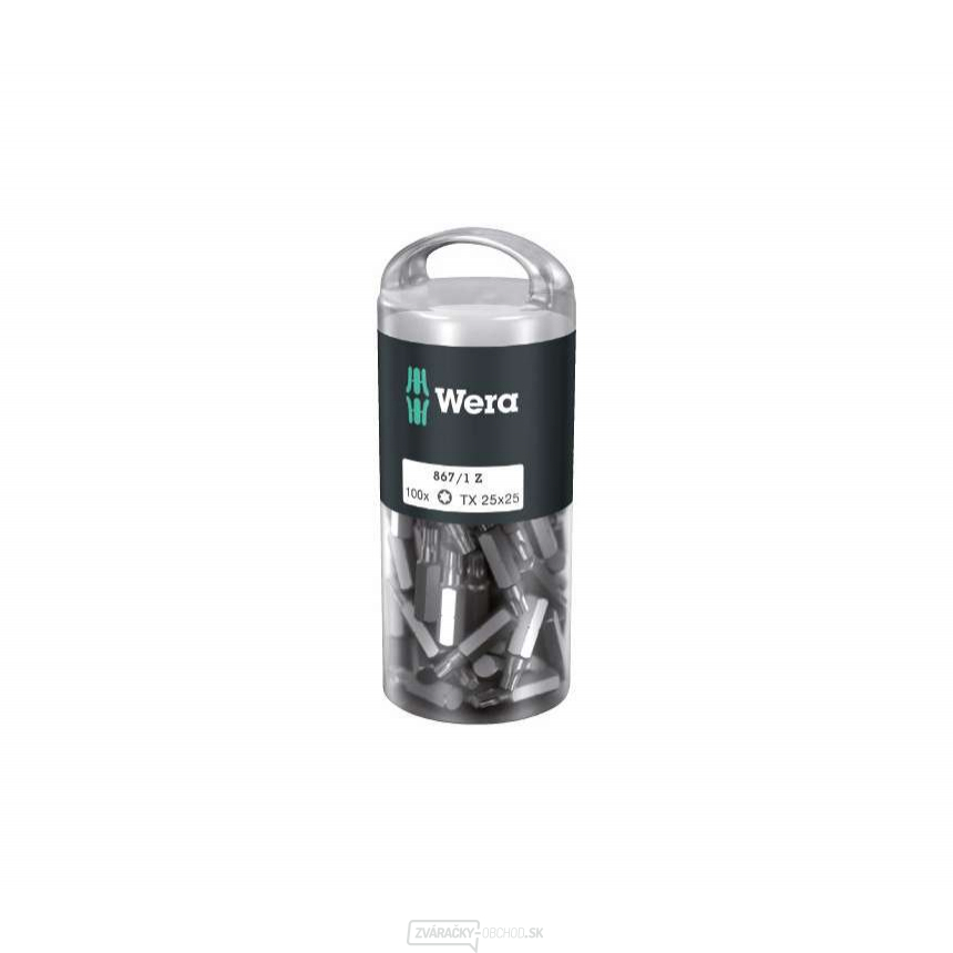 Wera 072449 Bity 1/4" TX 25 867/1 Z TORX DIY (balenie 100 kusov)