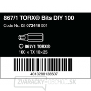 Wera 072446 Bity 1/4" TX 10 867/1 Z TORX DIY (balenie 100 kusov) Náhľad