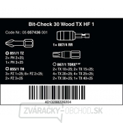Wera 0574356 Skrutkovacie bity 1/4" Bit-Check 30 Wood TX HF 1 (sada 30 kusov) Náhľad