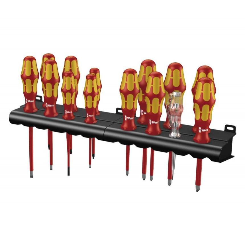 Wera 105631 Kraftform Big Pack 100 VDE sada skrutkovačov (14 kusov + 2 stojany)