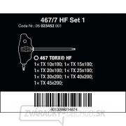 Wera 023452 Nástrčné kľúče TORX® s T-rukoväťou 454/7 HF sada 1 (sada 9 kusov s funkciou držania) Náhľad