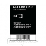 Wera 003997 Zyklop 1/2" T25 ÷ T55 Belt C 3 TORX® HF bitové hlavice s funkciou držania (sada 6 kusov) Náhľad