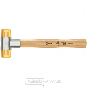 Wera 000035 Wera Hammer 100 - 7. Hlavy z Cellidoru. Jasanová rukoväť 380 mm