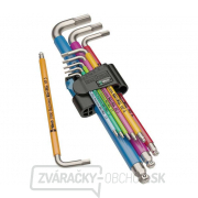 Wera 022699 Nástrčné kľúče 3950/9 Hex-Plus 1,5 ÷ 10 mm Multicolour HF Stainless 1, funkcia držania, nerezová oceľ (sada 9 dielov) Náhľad