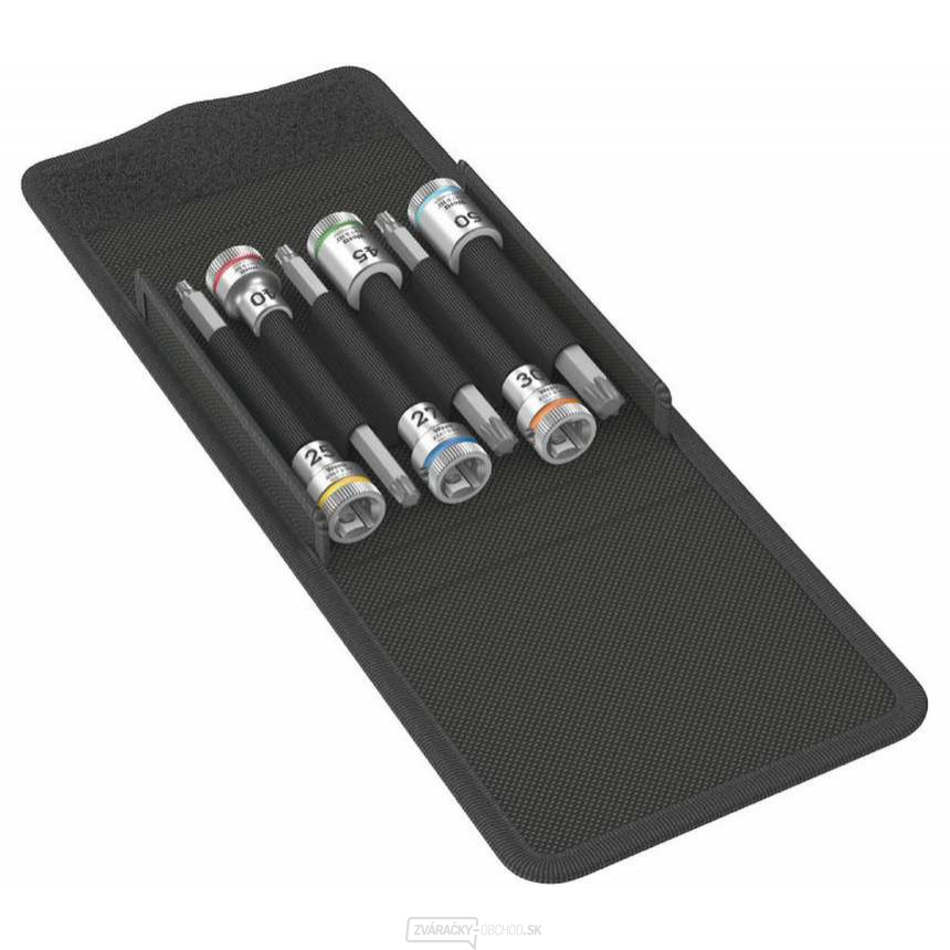 Wera 003185 Nástrčné hlavice 8767 B TORX HF 1 pre Zyklop 3/8" (6 ks - s funkciou držania)