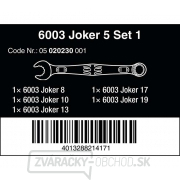 Wera 020230 Kľúče 8 ÷ 19 mm 6003 Joker 5 sada 1 (sada 5 kusov) Náhľad