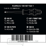 Wera 136013 Skrutkovače Kraftform Plus Series 100 Set 100 iS/7 Set 1 (sada 7 kusov) Náhľad