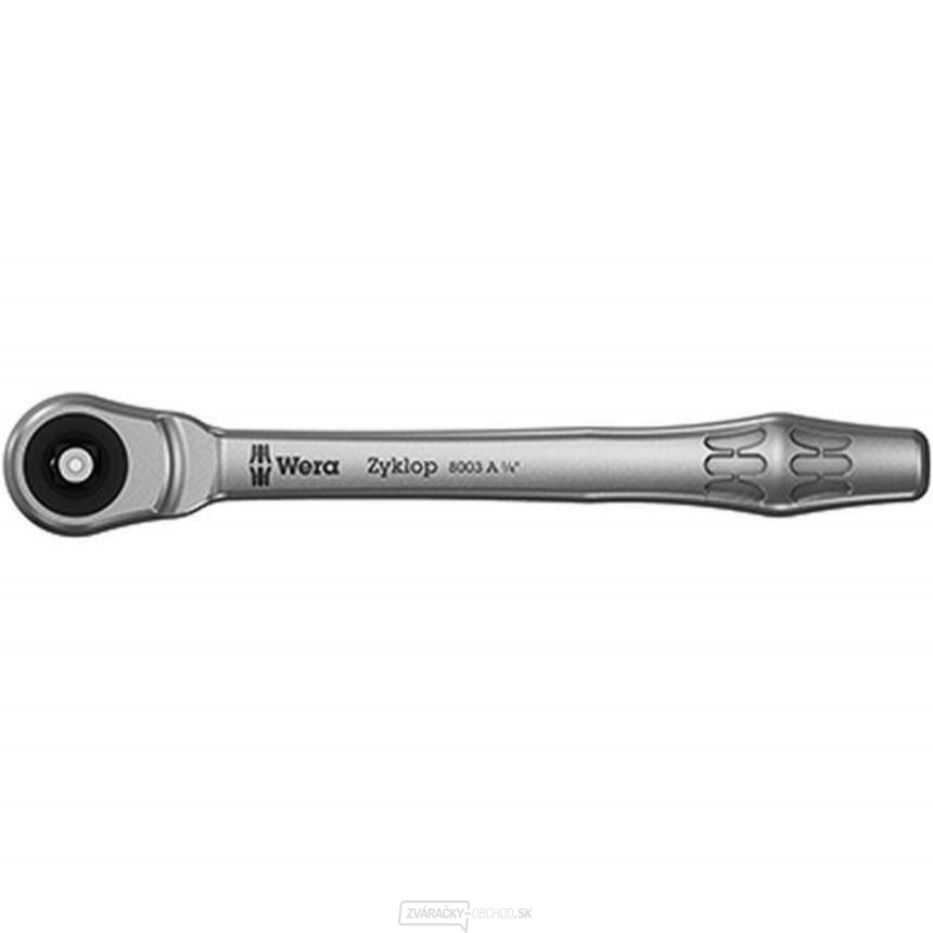 Wera 004003 Zyklop račňa 1/4" 8003 A Zyklop kovová račňa, cez štvorhran