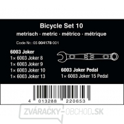 Wera 004178 Sada kľúčov 8 ÷ 15 mm pre bicykle 10 (sada 5 kusov) Náhľad