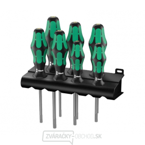 Wera 223161 Skrutkovače Kraftform Plus 367/7 TORX® HF, pridržiavacia funkcia (Sada 7 dielov + stojan) gallery main image