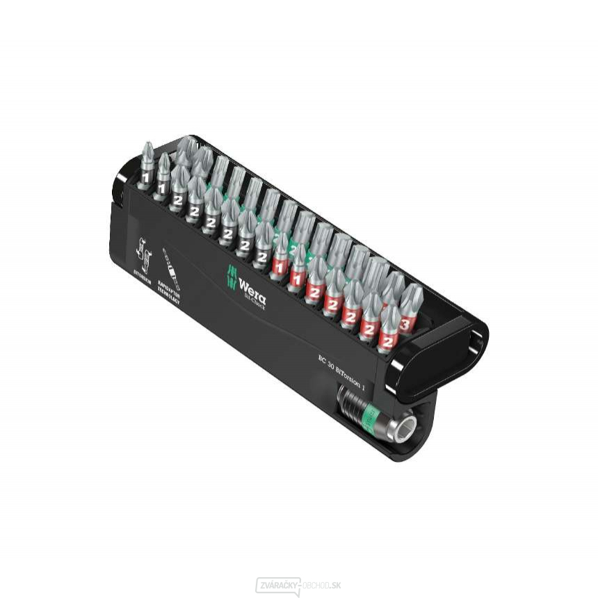 Wera 057430 Tough Bit-Check 30 BiTorsion 1 s držiakom 889/4/1 K (sada 30 kusov)