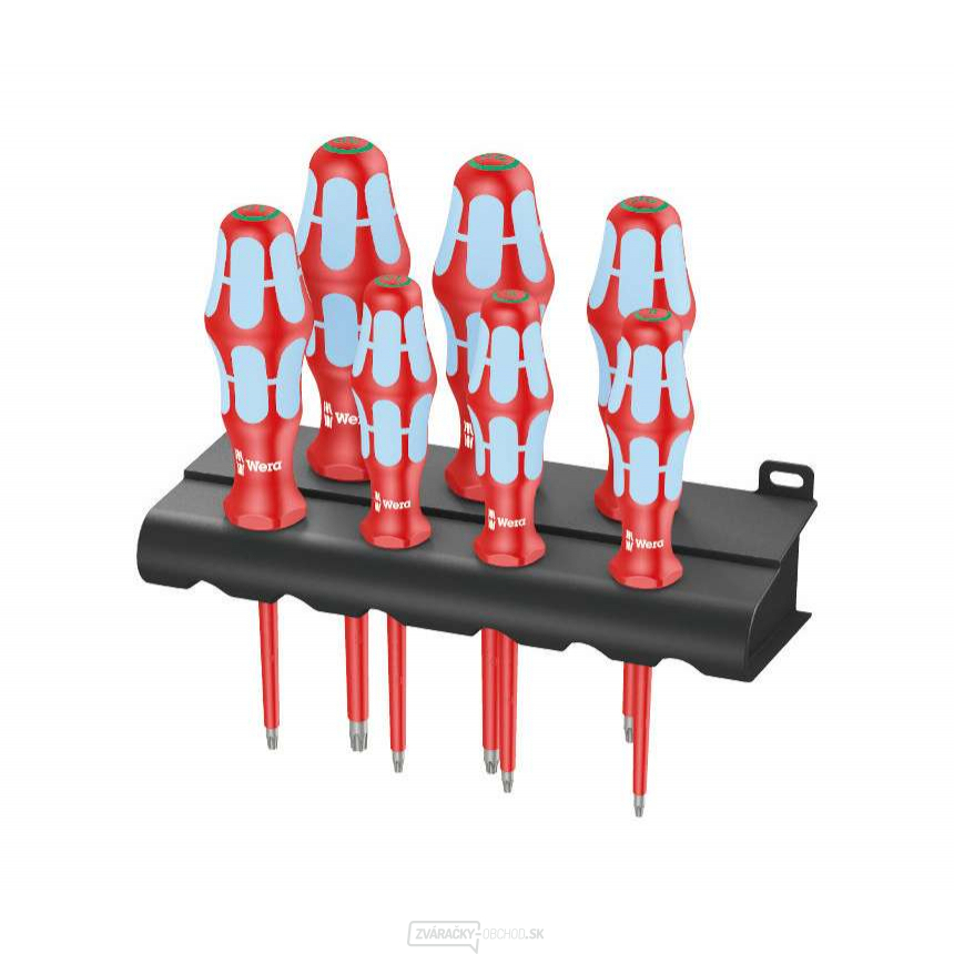 Wera 022767 Sada skrutkovačov Kraftform VDE 3167 i/7 TORX®, izolované, nerezová oceľ (7 dielov + stojan) Wera 022767 Sada skrutkovačov Kraftform VDE 3167 i/7 TORX®, izolované, nerezová oceľ (7 dielov + stojan) gallery main image