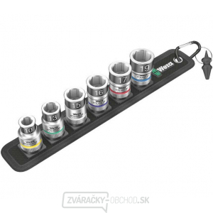 Wera 003995 Nástrčné hlavice Zyklop 1/2" 10 ÷ 19 mm Pás C 1 s funkciou držania (sada 7 kusov) Wera 003995 Nástrčné hlavice Zyklop 1/2" 10 ÷ 19 mm Pás C 1 s funkciou držania (sada 7 kusov) gallery main image