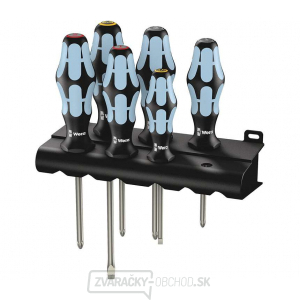 Wera 032063 Sada skrutkovačov Kraftform Plus 3334/3350/3355/6, nerezová oceľ, profil Lasertip (6 kusov + stojan) Wera 032063 Sada skrutkovačov Kraftform Plus 3334/3350/3355/6, nerezová oceľ, profil Lasertip (6 kusov + stojan) gallery main image