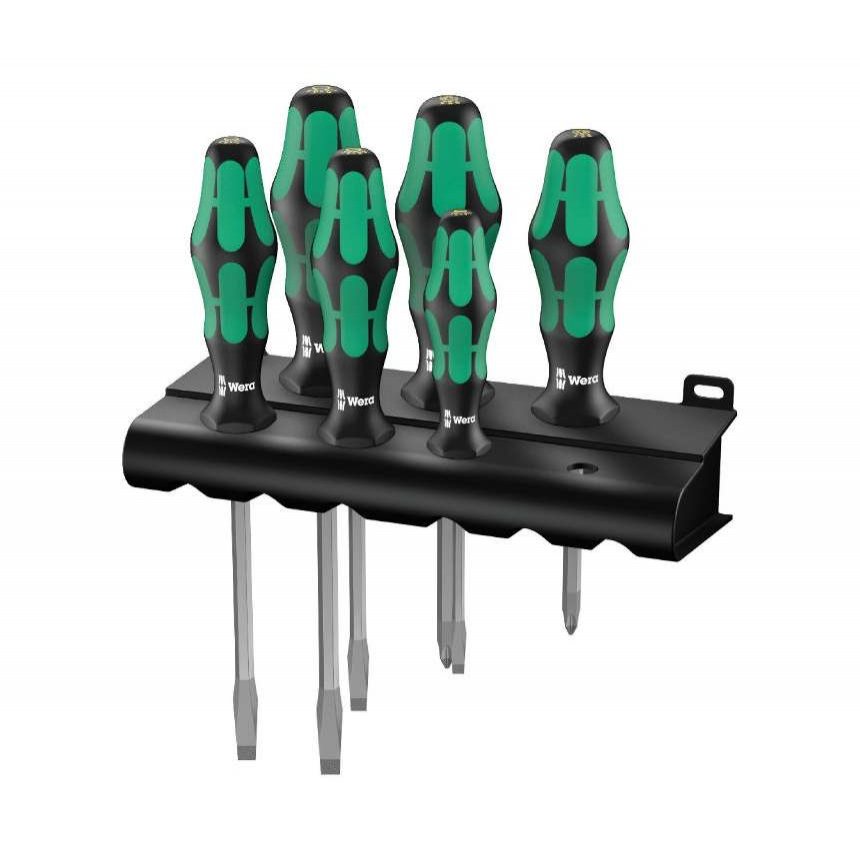 Wera 007681 Skrutkovače Kraftform Plus Lasertip typ 334/355 SK/6 (sada 6 kusov + stojan)