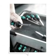 Wera 007680 Kraftform Plus Lasertip skrutkovače typ 334 SK/6 (sada 6 kusov + stojan) náhled