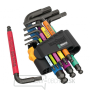 Wera 022641 Nástrčkové kľúče 950/9 Hex-Plus Multicolour Imperial 3 palce, čierna farba (sada 9 ks) Náhľad