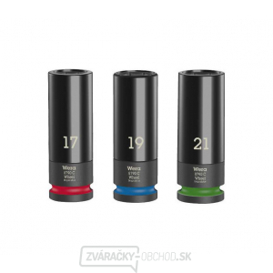 Wera 004595 Sada 1/2" nástrčných hlavíc na kolesá C 1 (sada 3 kusov na kolesá automobilov) Wera 004595 Sada 1/2" nástrčných hlavíc na kolesá C 1 (sada 3 kusov na kolesá automobilov) gallery main image