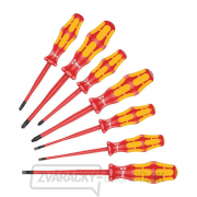 Wera 135961 Elektrikárske skrutkovače Kraftform Plus VDE 160 iSS/7, izolované, extra zúžené (sada 7 ks) Wera 135961 Elektrikárske skrutkovače Kraftform Plus VDE 160 iSS/7, izolované, extra zúžené (sada 7 ks) gallery main image