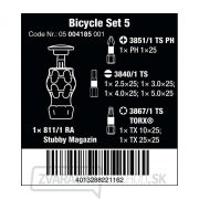 Wera 004185 Sada skrutkovacích bitov na bicykel 5 z nehrdzavejúcej ocele (sada 7) Náhľad