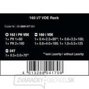 Wera 006147 Elektrické skrutkovače Kraftform Plus VDE série 100 typ 160 i/7 + skúšačka napätia (sada 7 dielov + stojan) Náhľad