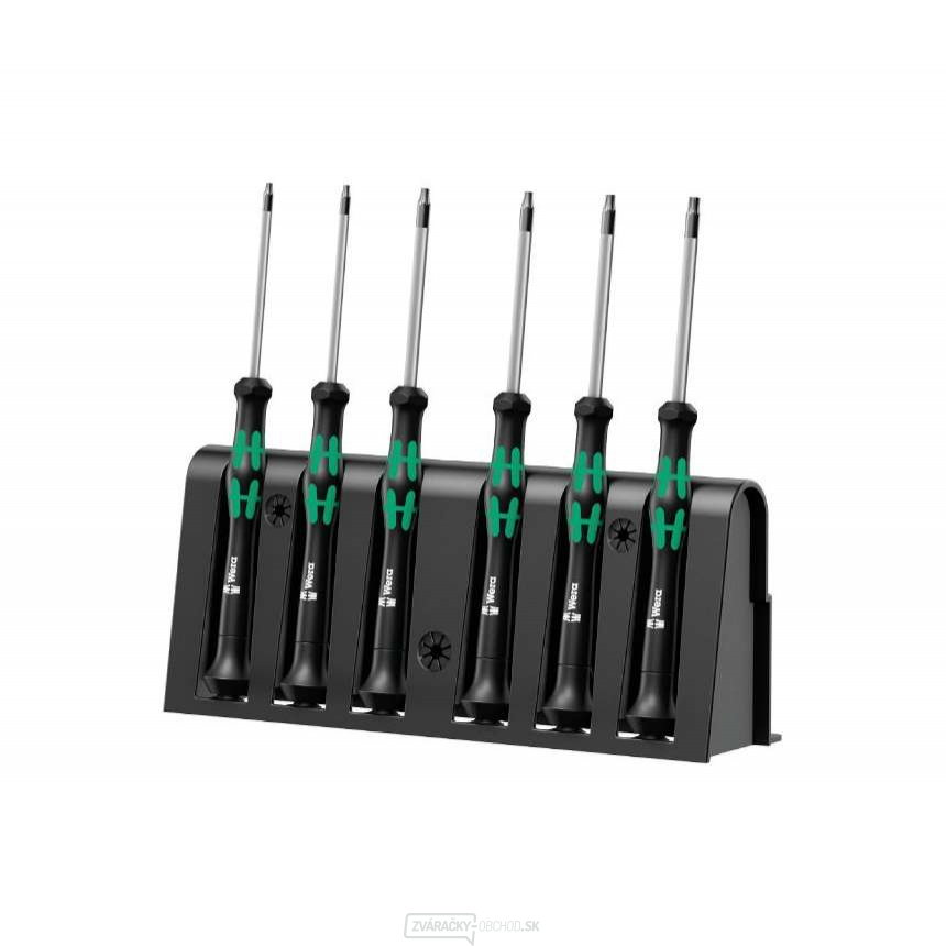 Wera 118154 Elektronické skrutkovače Torx BO Kraftform Kompakt Micro typ 2067/6 (sada 6 kusov + stojan)
