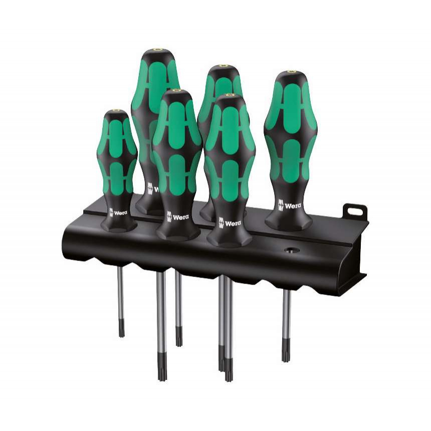 Wera 028062 Kraftform Plus 367/6 stojanové skrutkovače (sada 6 skrutkovačov Torx)